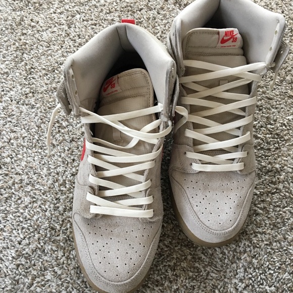 79 off nike shoes sb dunk birch hyper red size 14 poshmark nike sb size 14